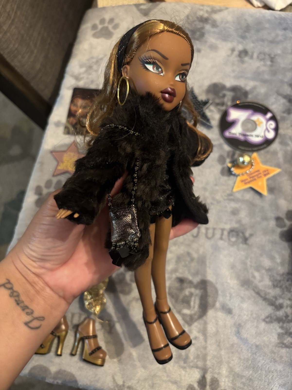 MGA 2004 Bratz Flashback Fever Collection Disco Dynamite 70’s Sasha Doll RARE