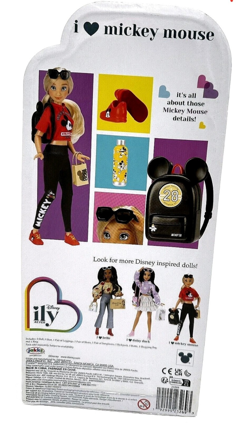 Disney Ily 4ever Fashion Dolls Inspired by Mickey Mouse NEW SEALED