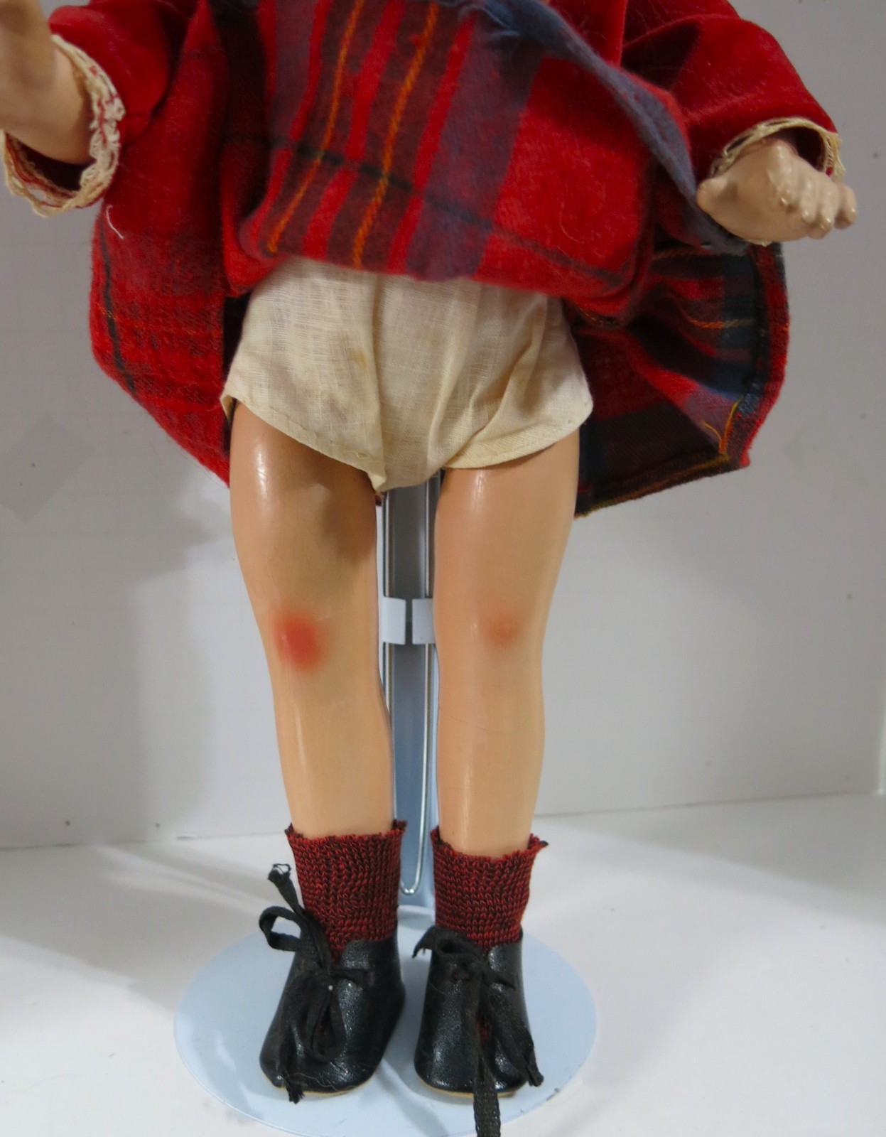 1930’s Reliable 15″ Scottish Composition Doll, Made in Canada Original Excellent