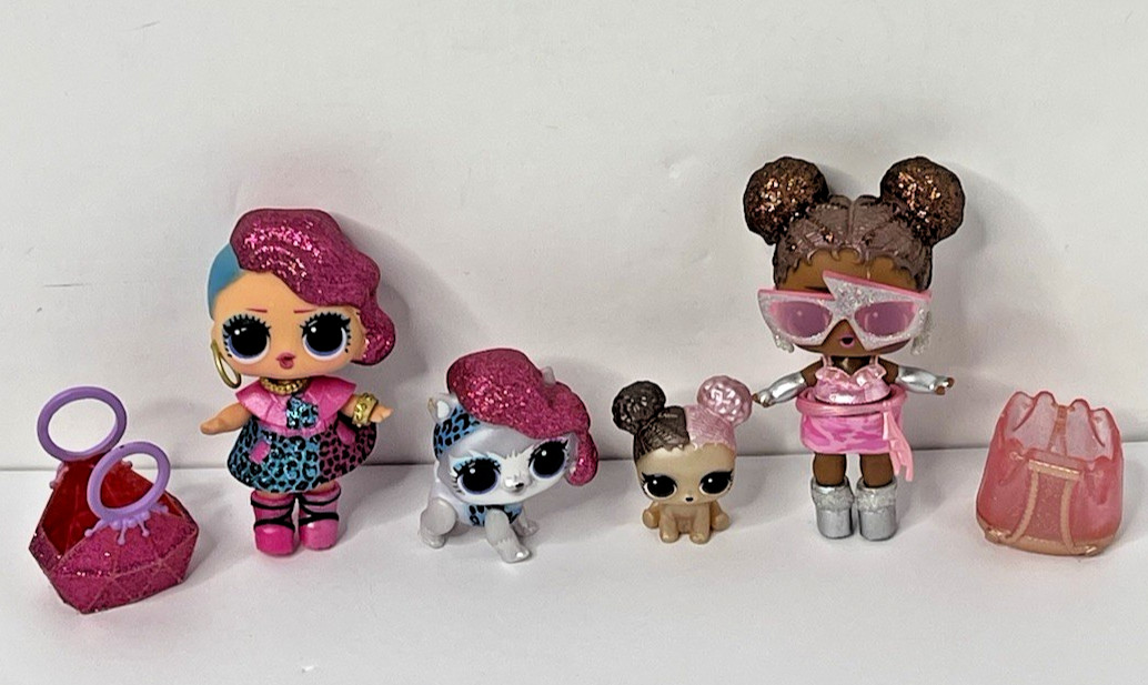 LOL Surprise Tots Fashion Show SNOW LEAPARD & SPOTS & AGENT OOL & DOGGIE Dolls