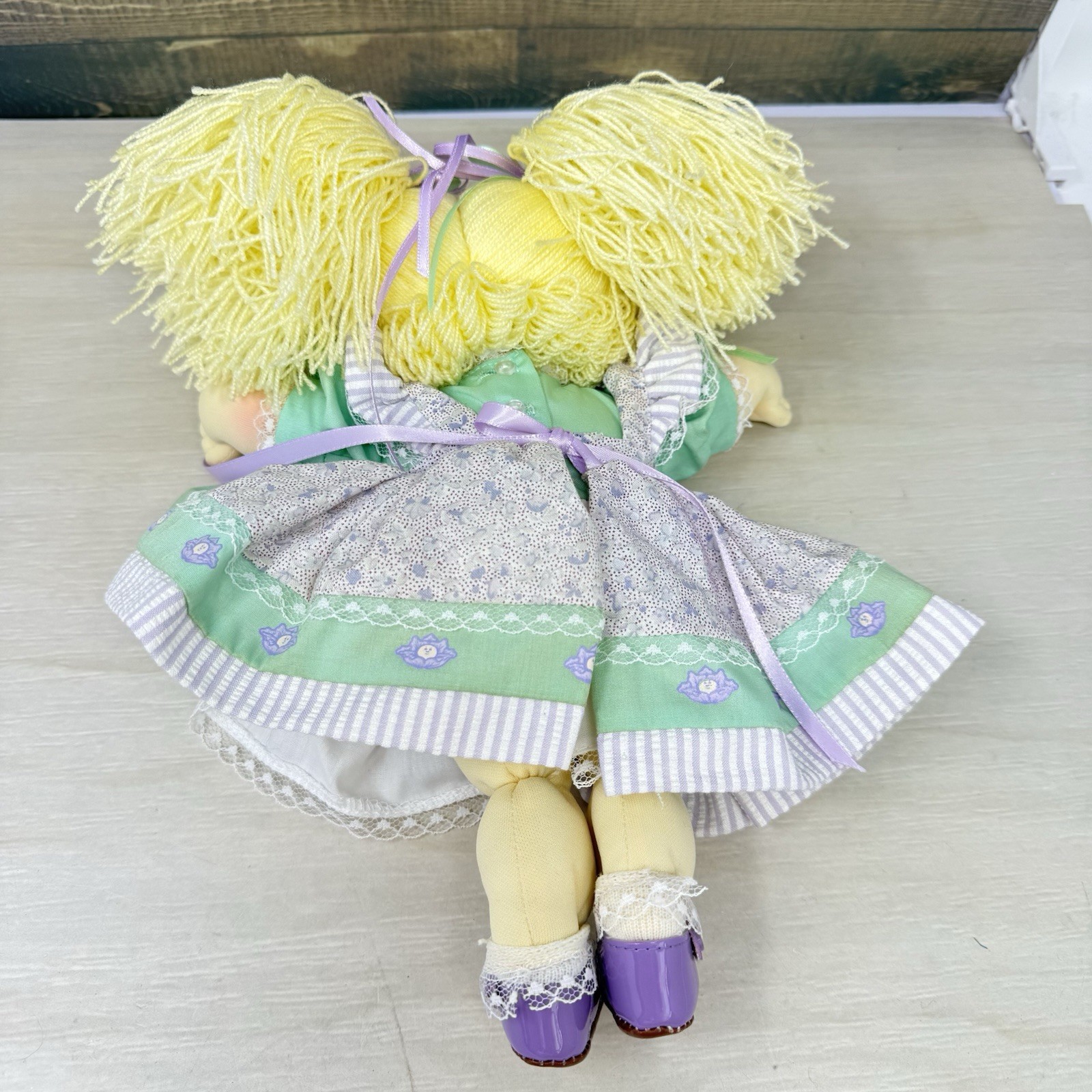 1993 CCE Cabbage Patch Kids Patti Hand Signed 10 Inch Soft Sculpture Doll