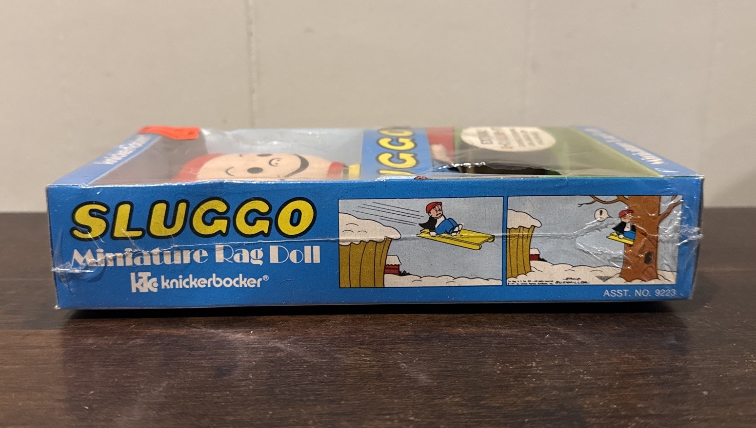 Vintage 1973 Knickerbocker Nancy & Sluggo Mini Cloth Rag Doll New In Box
