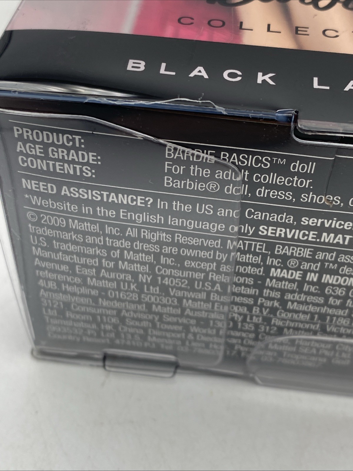 Barbie Basics Model #06 Doll Collection 1.5 2009 Black label Asst. R9920 T2165