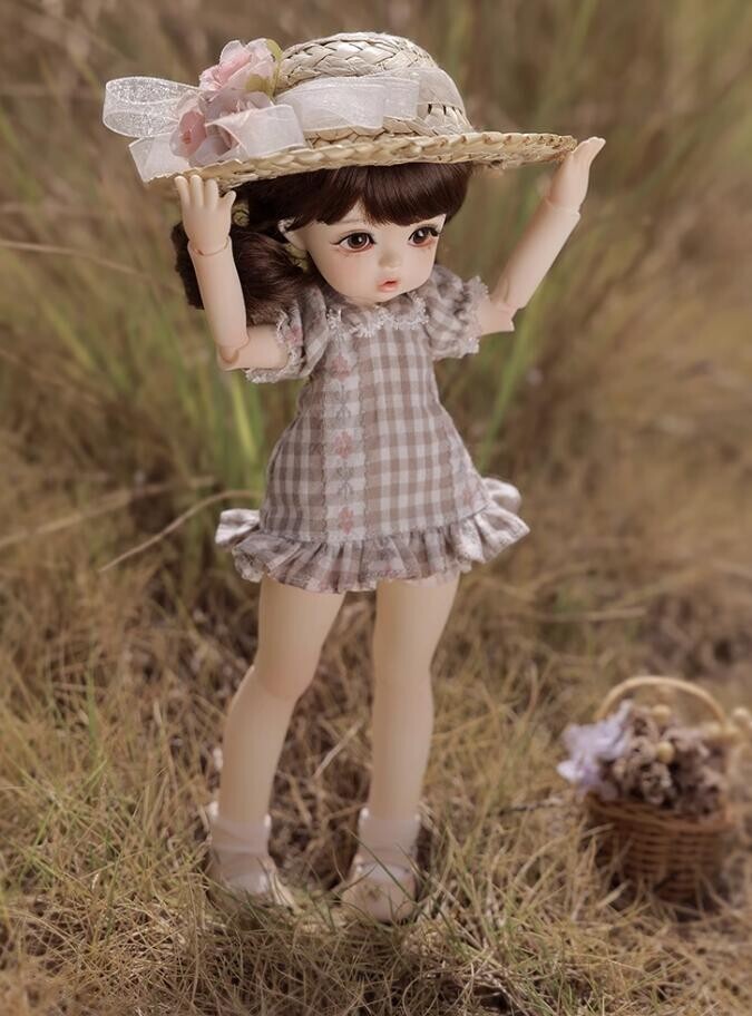 1/6 BJD Doll Handmade Girl Jeno B-Free Face Make UP+Eyes+Clothes+wig+Shoes