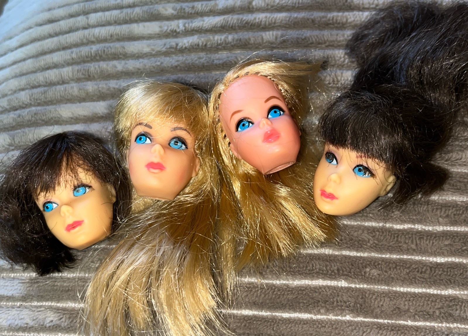 Vtg 60s 70s Mattel Barbie Doll 4 Heads Mod Era Talking Barbie Standard TNT TLC