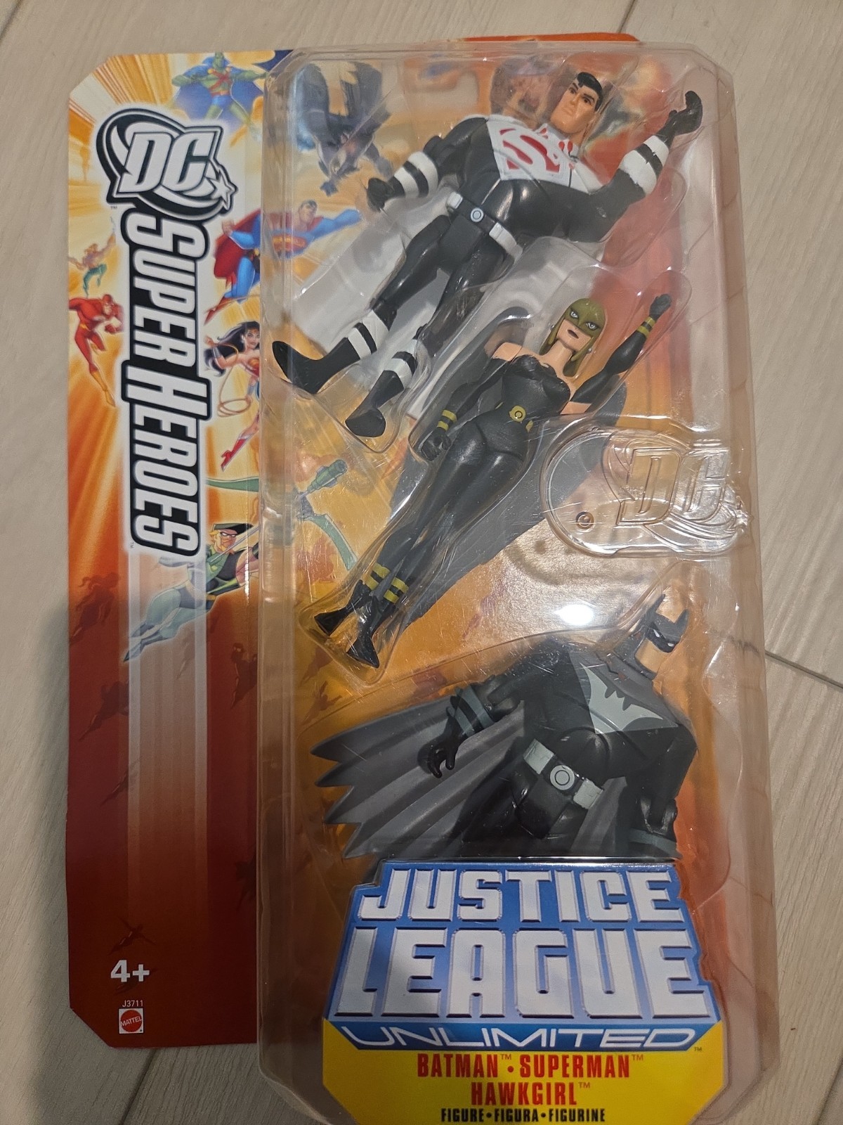 Batman – Superman – Hawkgirl DC Justice League Unlimited 2006 Mattel NEW SEALED