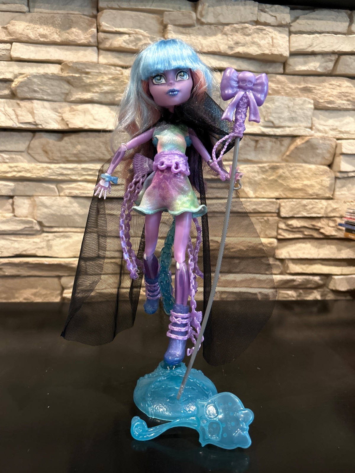 Monster High Haunted Student Spirits River Styxx Doll w/Cloak & Accessories