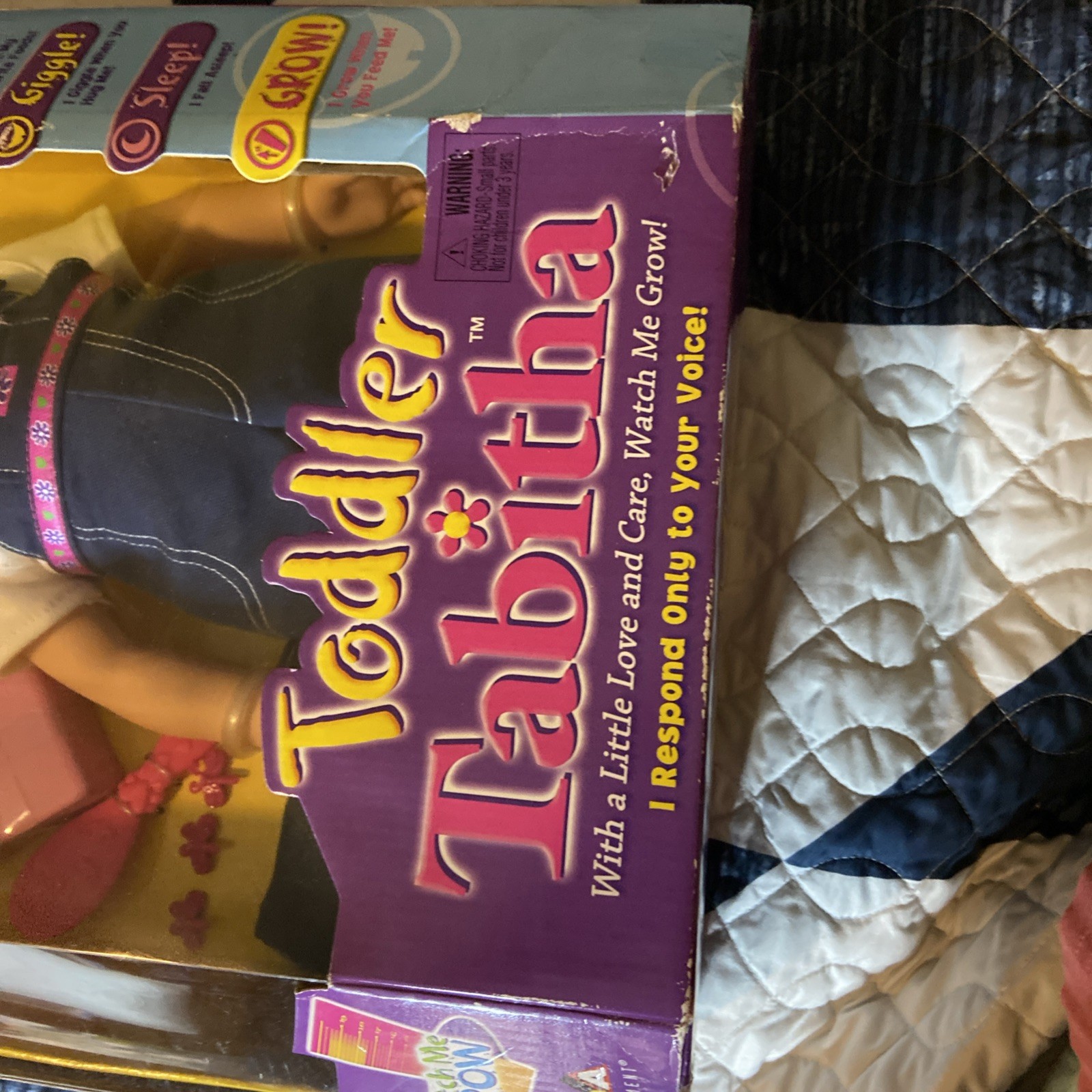 Vintage 2001 Toddler Tabitha Interactive Doll New In Box