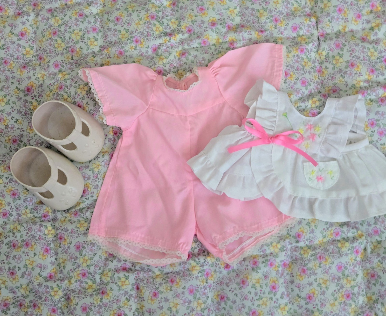 VERY RARE My Child Doll Pink Embroidered Jumper Set! PLEASE SEE DESCRIPTION!