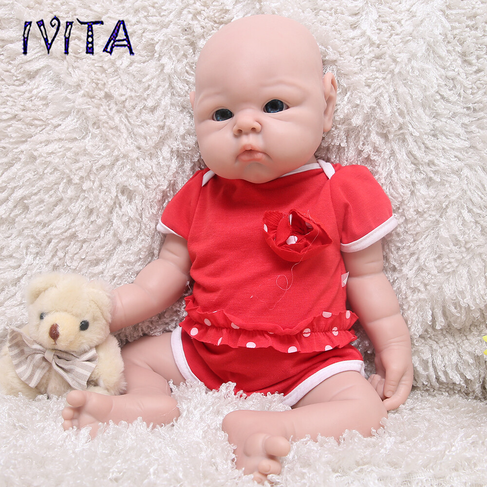 IVITA 19″ Full Body Silicone Reborn Boy And Girl Baby Newborn Doll Baby Gifts