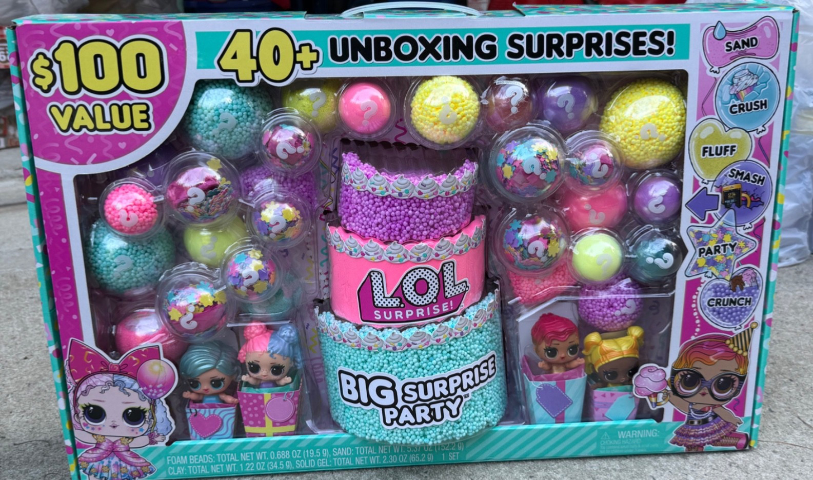 LOL Surprise Big Party With 4 Collectible Dolls 40+ Surprises 100 Value
