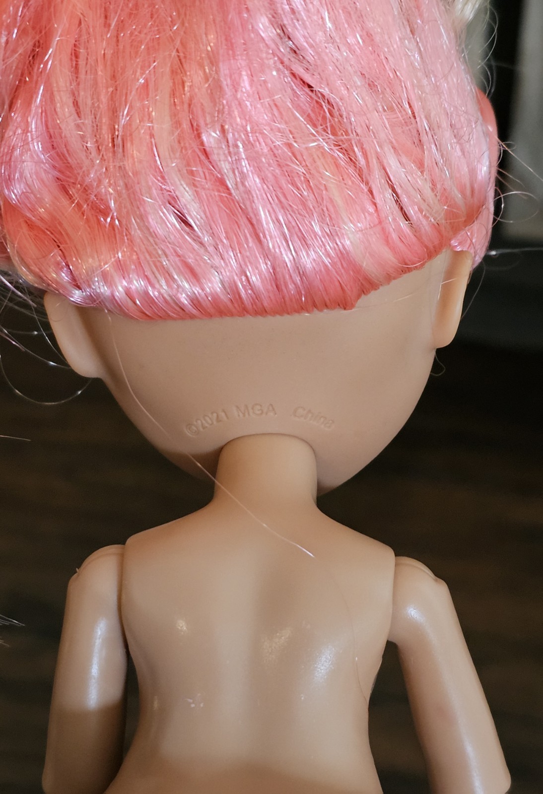 Rainbow High Pacific Coast Simone Summers Doll Peach Pink Hair Nude No Outfit