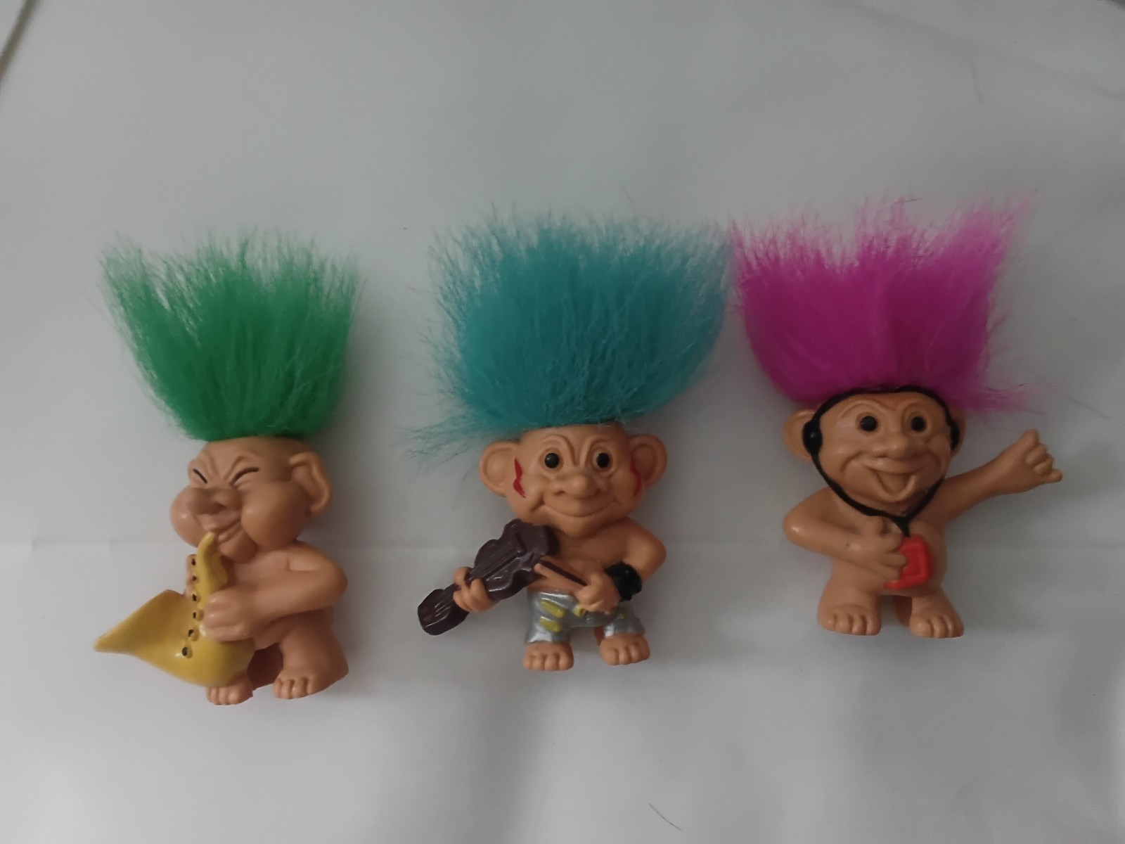 Vintage Weetos Mini Troll Job Lot/Bundle of 3 Pencil Toppers See Photos and Desc