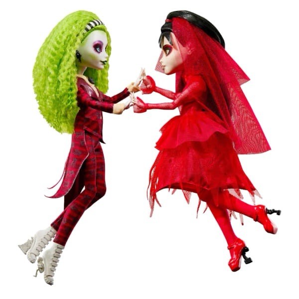 MONSTER HIGH SKULLECTOR Beetlejuice – Beetleguice and Lydia Doll 2-Pack Set