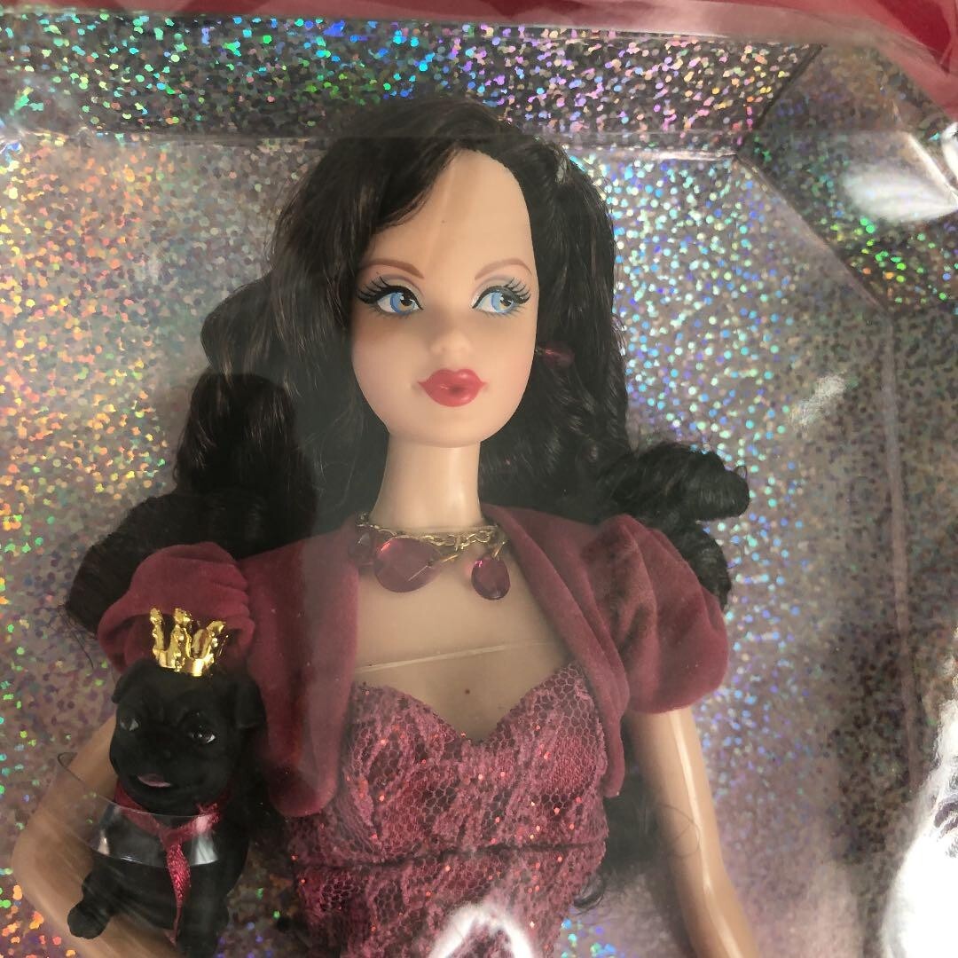 2007 Birthstone Beauties Barbie Ruby July Limited Vintage Collection Toy 4559AK