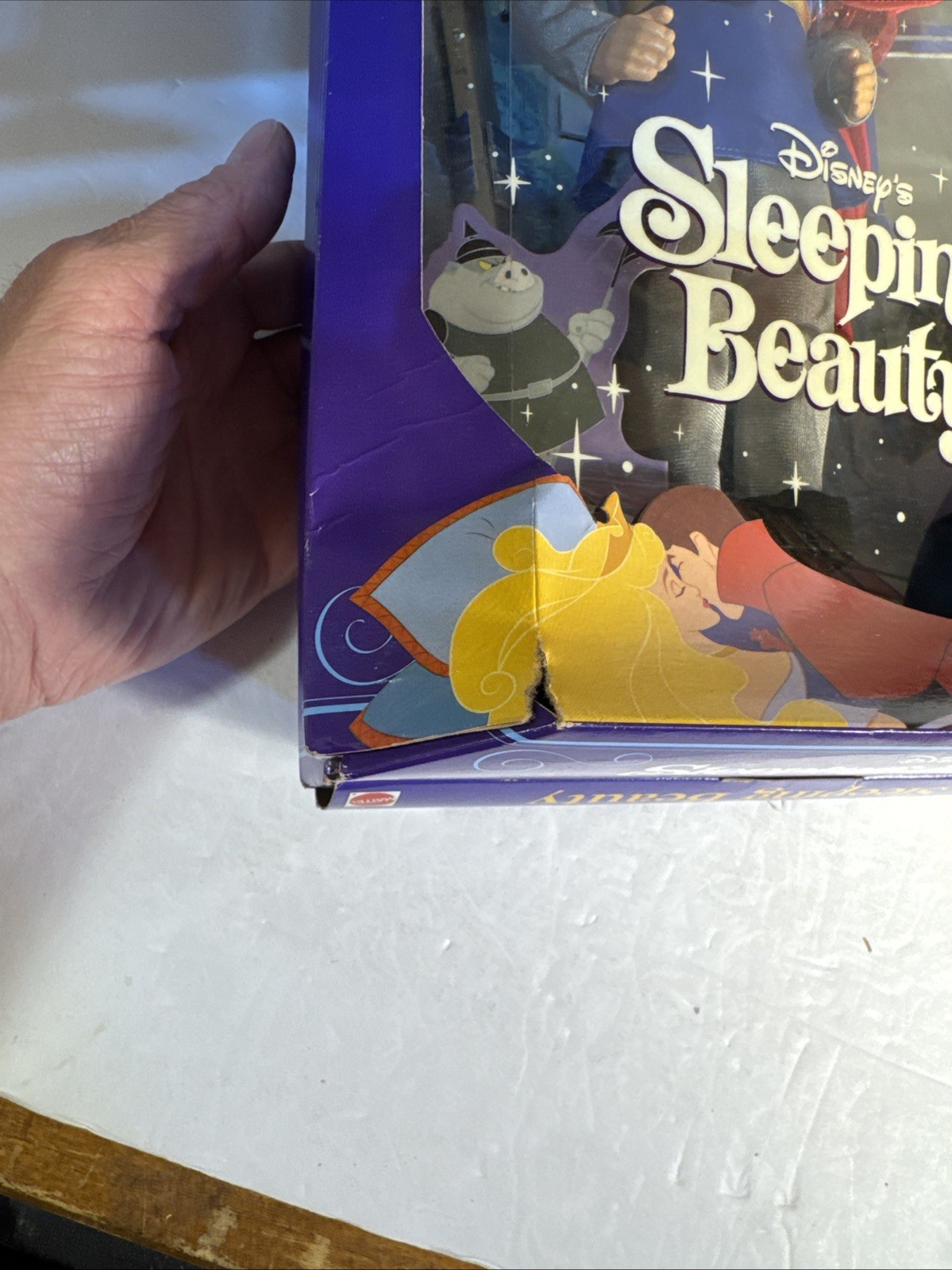 1991 Mattel Disney Classics Sleeping Beauty Doll Set Aurora Prince Phillip Worn