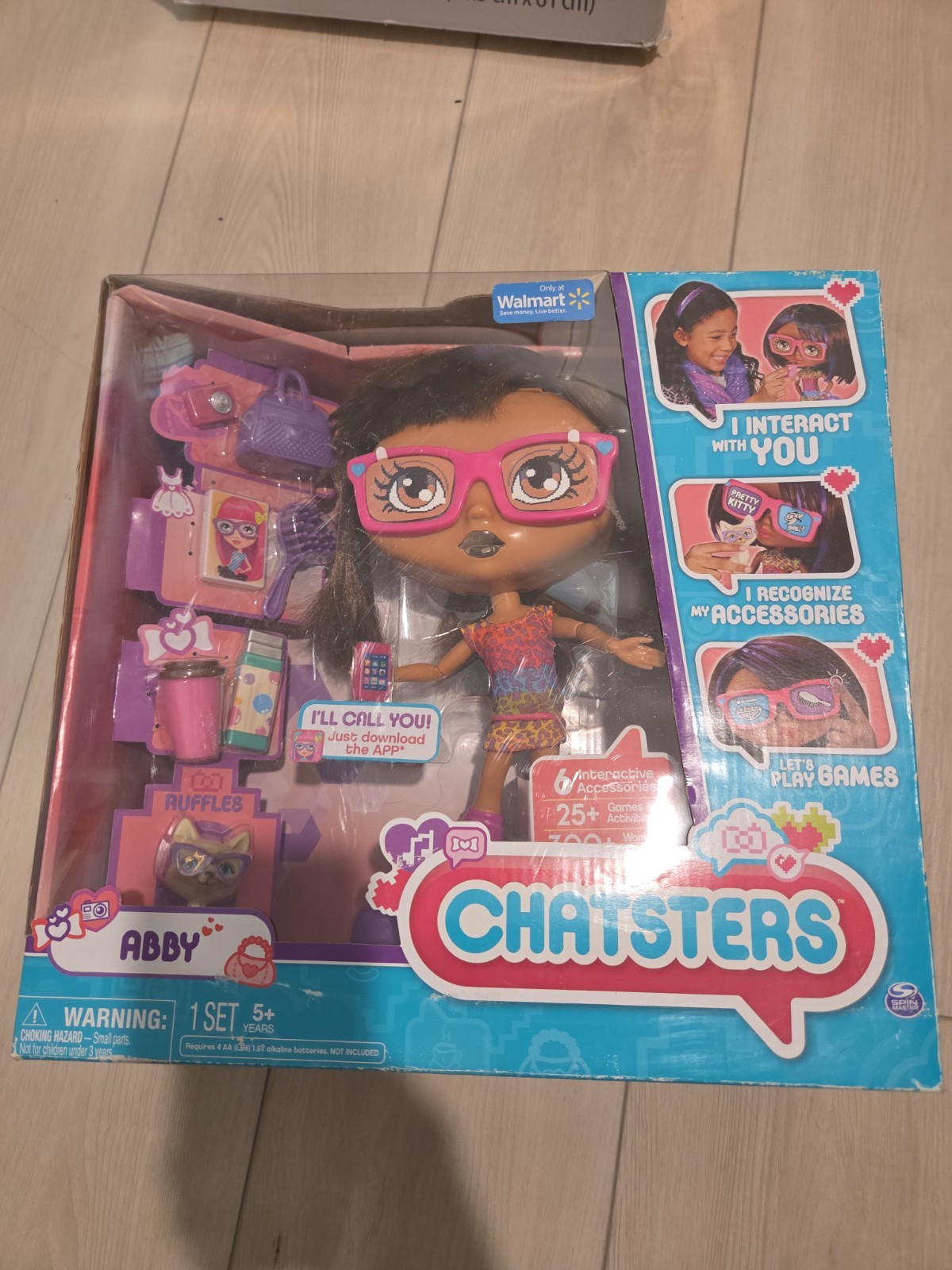 NEW Chatsters Abby Interactive Doll Playset 10in With Accessories 5+