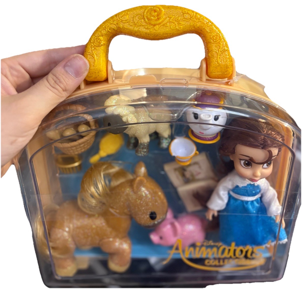Disney Animators’ Collection Belle Mini Doll Playset Brand New