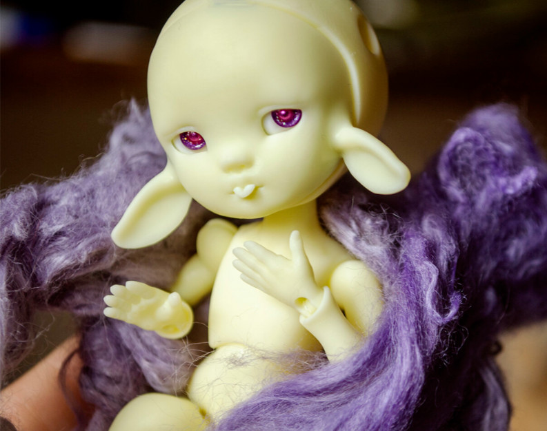 Frappzilla Dandelion Bloom 3D Printed Resin BJD Kit Poppy Chesterfield