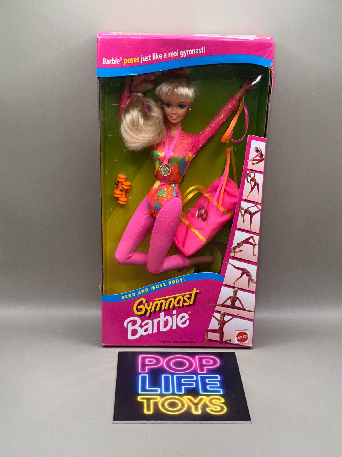 Vintage 1993 Mattel “Gymnast Barbie” #12127 *NRFB*