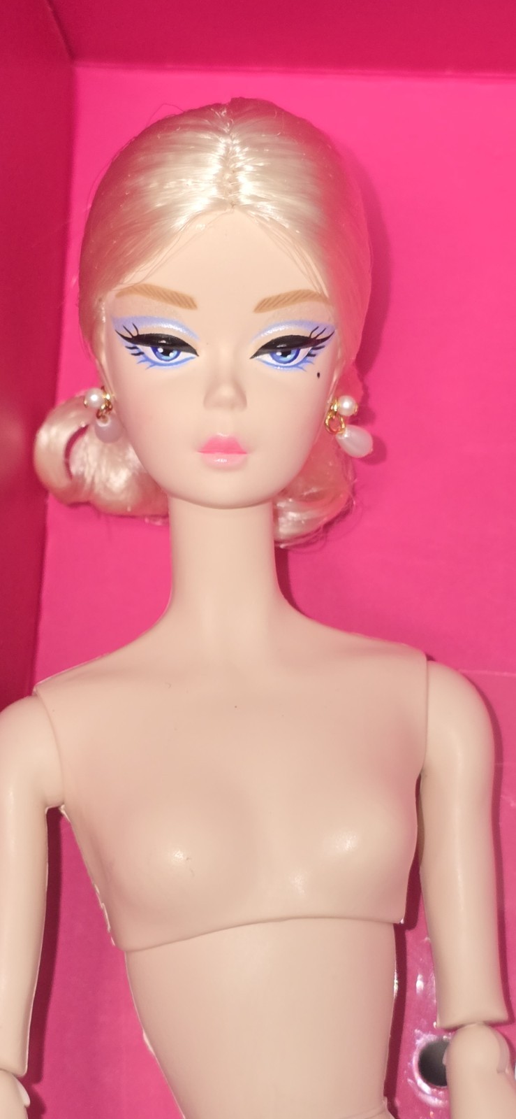 NUDE DOLL ONLY Mattel Barbie Fashion Model Barely Blush Doll Silkstone 2026
