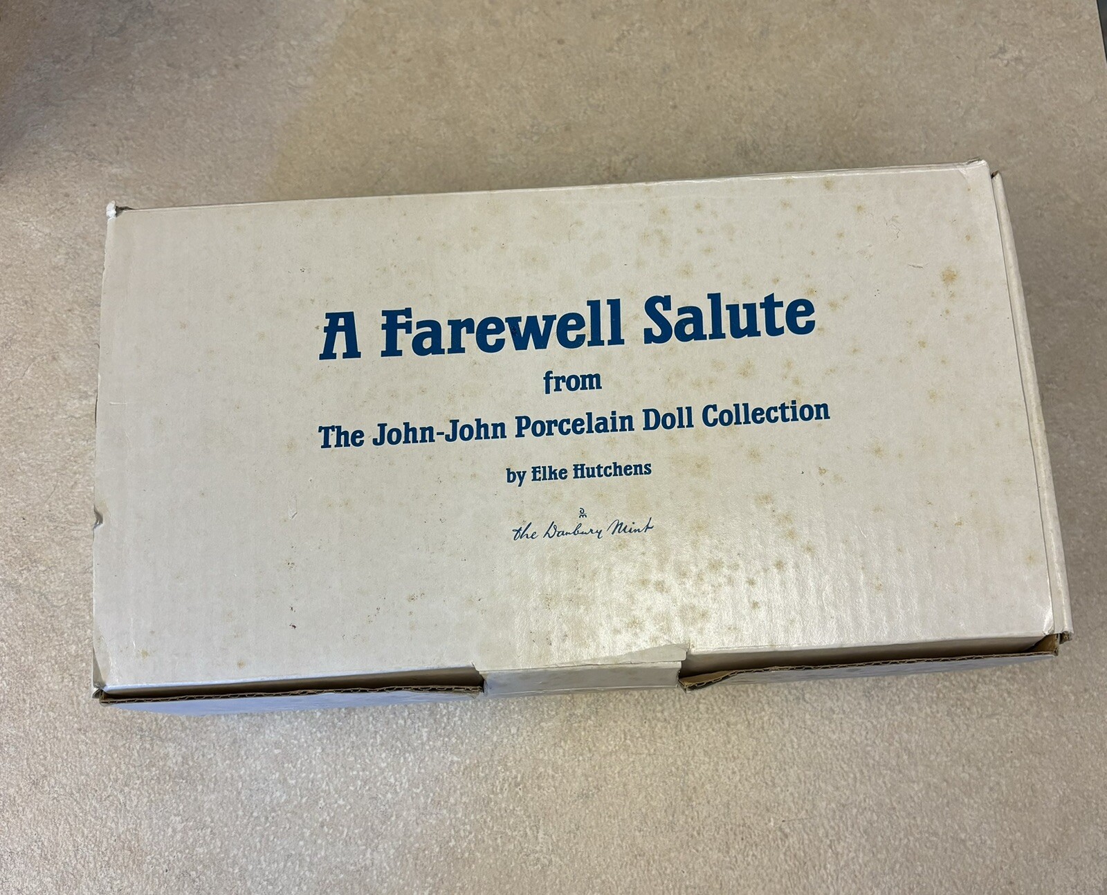 A Farewell Salute, The John-John Porcelain Doll Collection