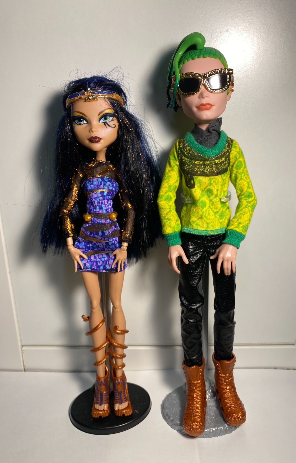 Monster High Boo York Cleo De Nile & Deuce Gorgon Set