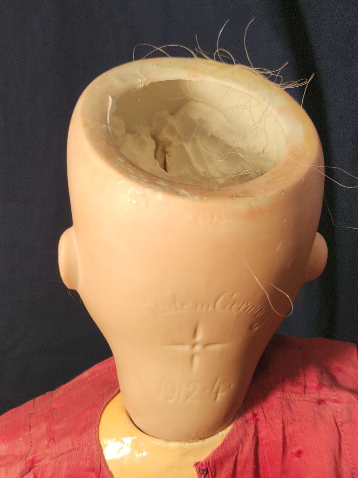 22″ Cuno & Otto Germany Bisque Head Composition Dressel Dol 1912 4 Insised Star