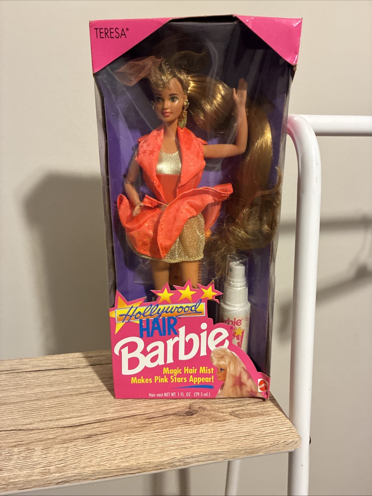 Barbie Hollywood Hair Barbie Teresa 1992 Mattel 2316 damage Box