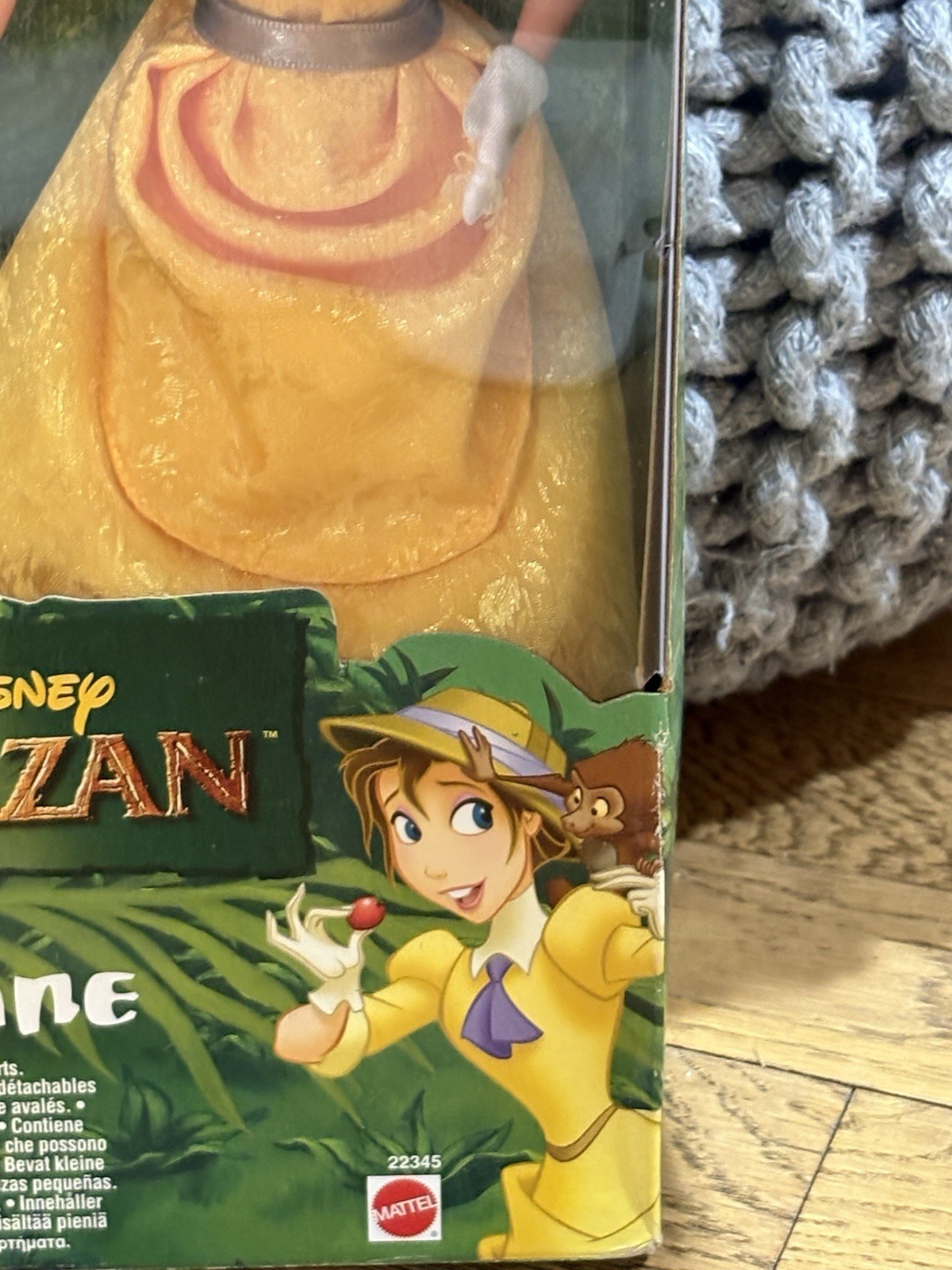 Vintage 1999 Rare Jane Doll with Monkey from Disney’s Tarzan Movie NRFB