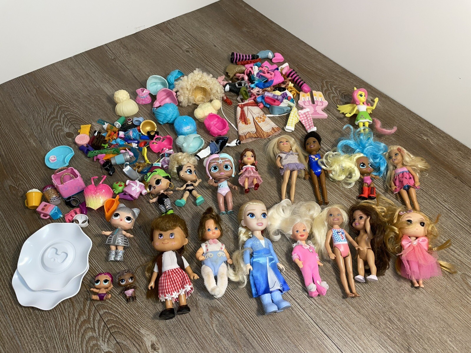 Random Doll Lot + Accessories, Clothes & More