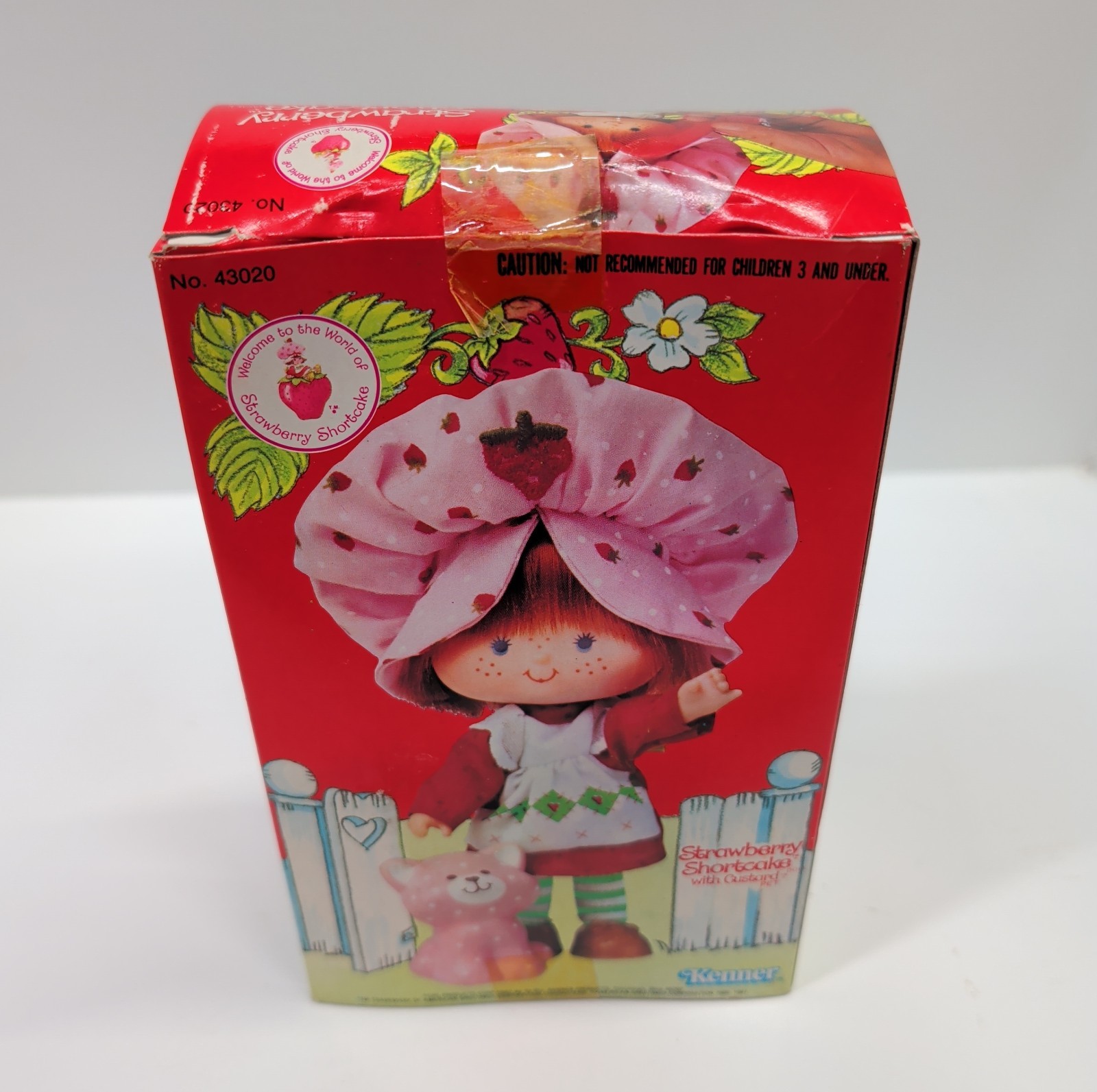 Strawberry Shortcake Doll With Custard Cat 1982 Vintage Original Box #43020