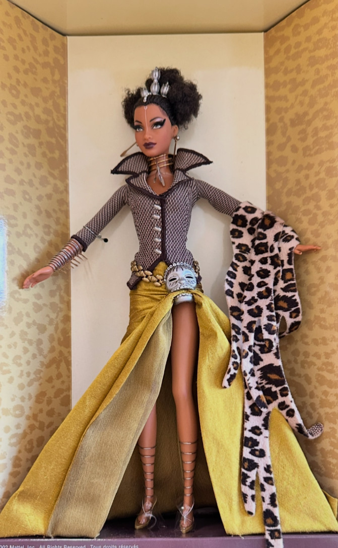 Barbie Tatu Doll Byron Lars Treasures Of Africa Series 2002 Limited Edition