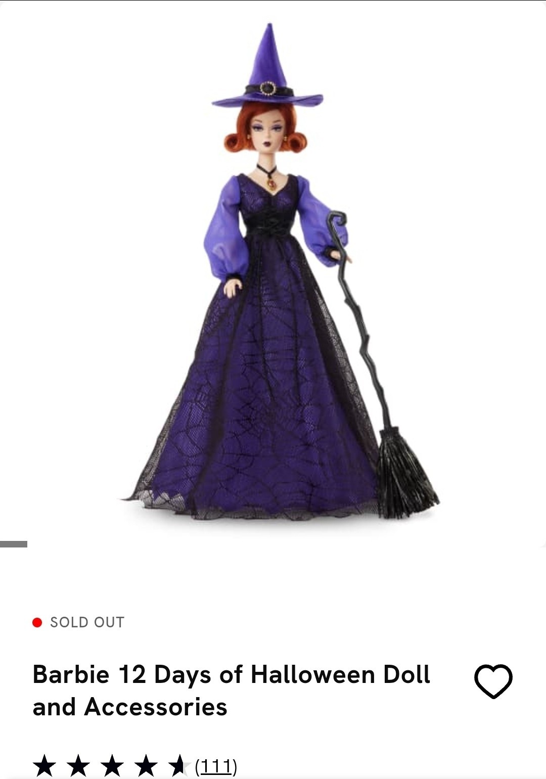 Barbie Signature 12 Days of Halloween Doll & Accessories NRFS