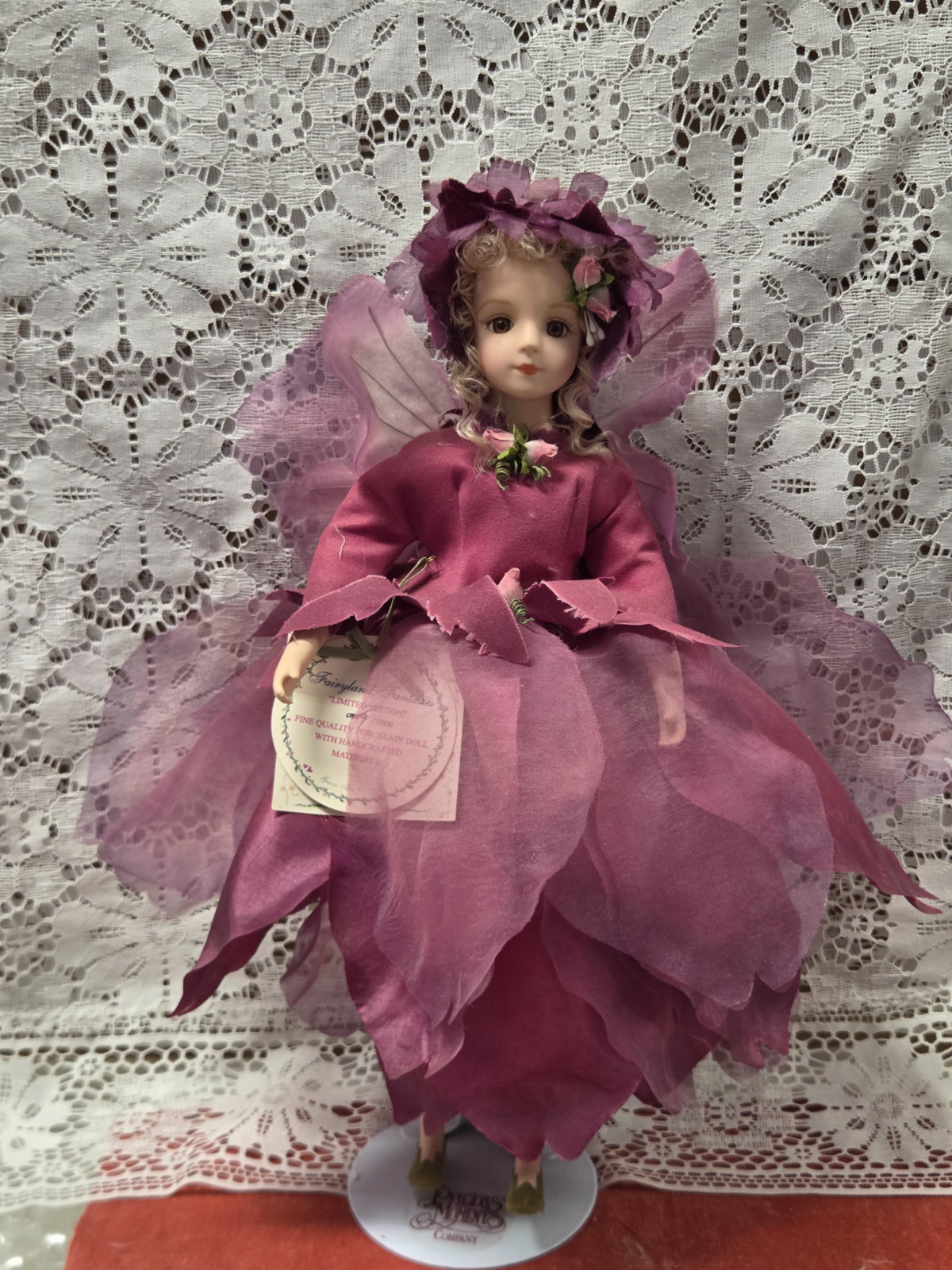 Green Tree Fairyland Fantasies Maria Porcelain Fairy Doll Limited Ed. #9/5000