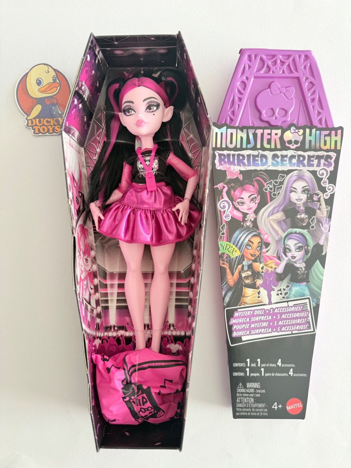Monster High Buried Secrets Concert Lurks Draculaura doll NEW in Box 2026 Mattel