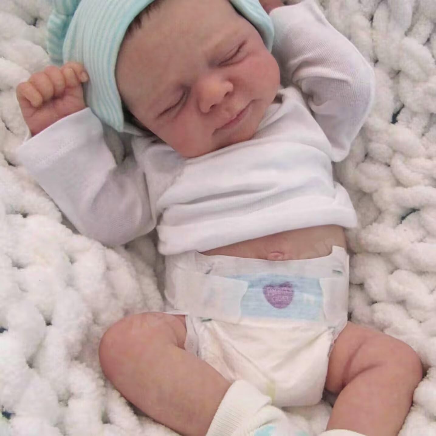 Zero Pam Reborn Baby Dolls Silicone Full Body-18 in 18 inches, White