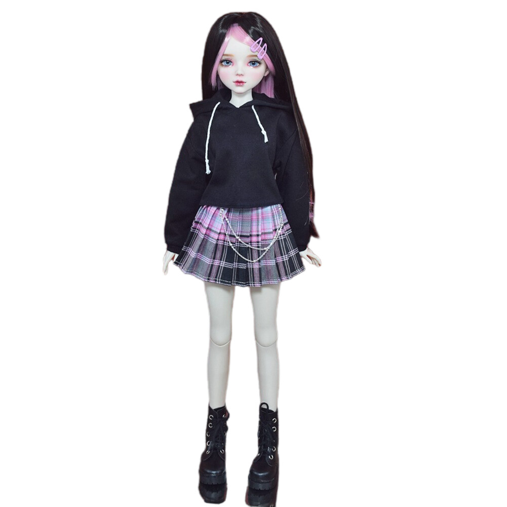 1/3 BJD Doll Kids Toy Blue Eyes 22 inch Girl Doll with Removable Clothes Shoes