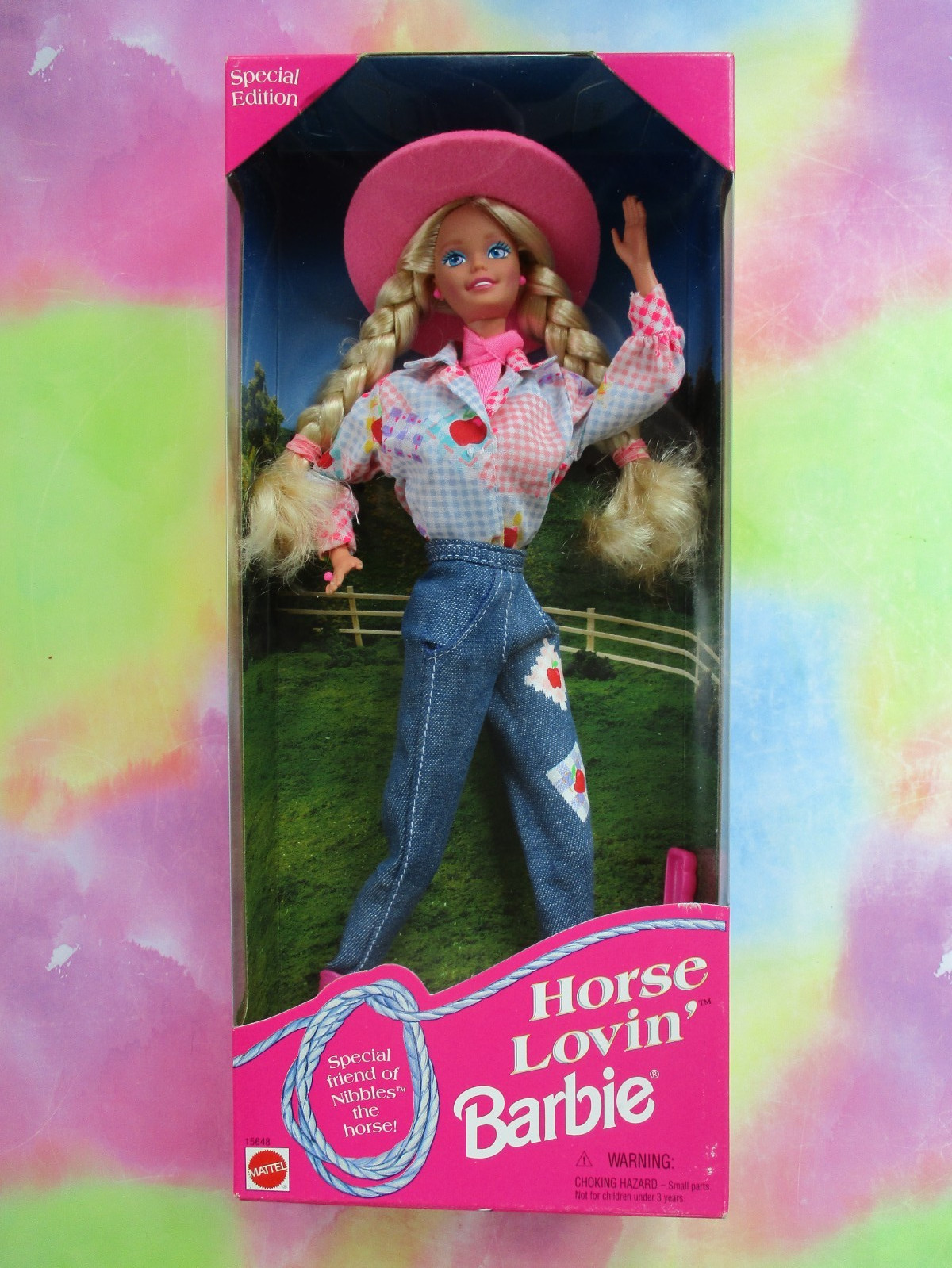 1995 Special Edition Horse Lovin’ Barbie Cowgirl Mattel 15648