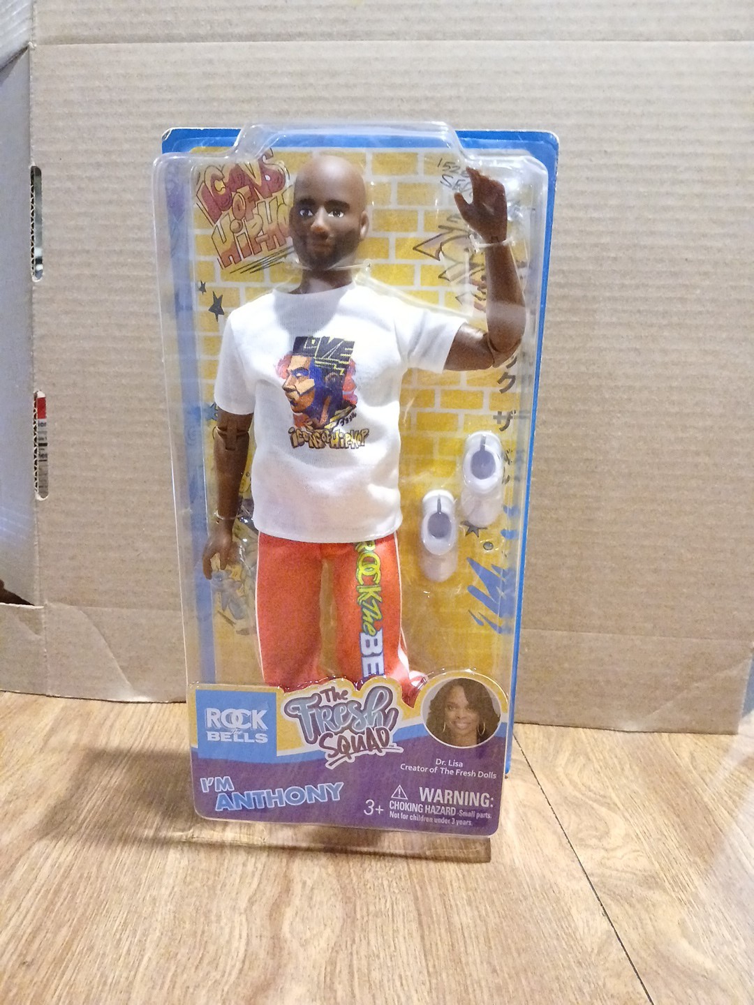 ANTHONY The Fresh Squad Dolls 2022 Articulated Rock of The Bells Doll New READ