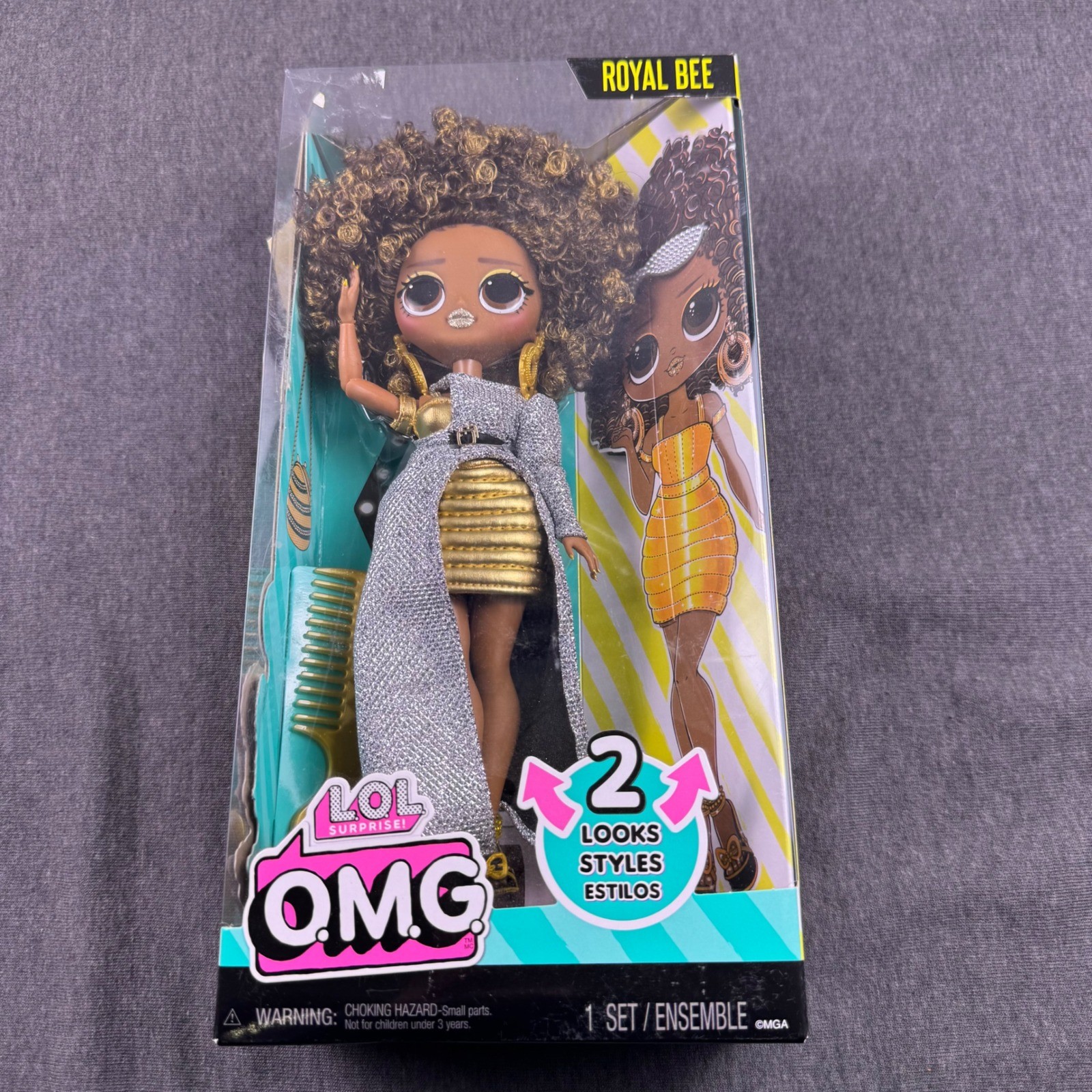 LOL Surprise OMG Royal Bee Fashion Doll 2 Looks Styles Series 1 MGA New