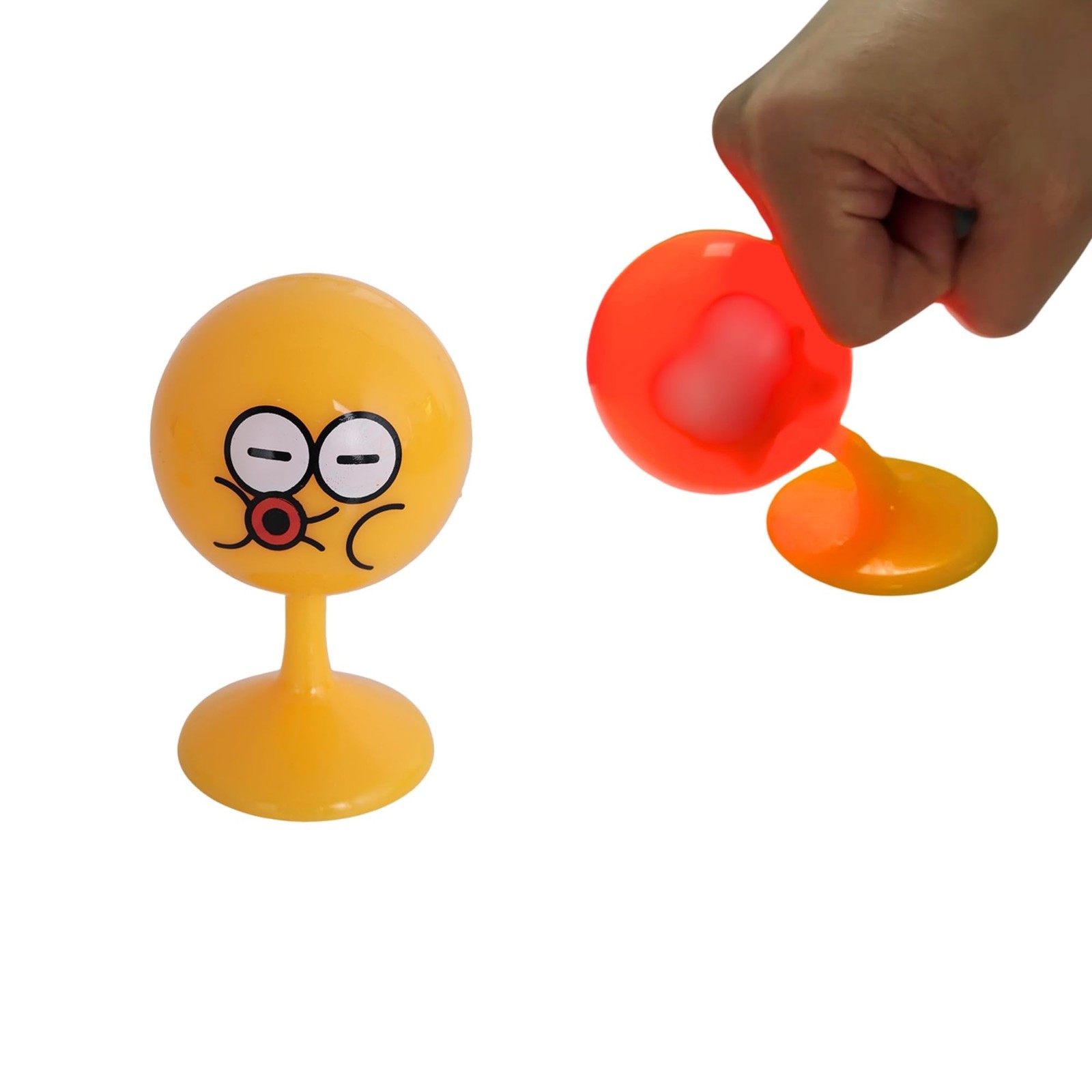 Desktop Punching Bag – 4.41 x 2.76 Inches, Light-Up Stress Relief Toy with Su…