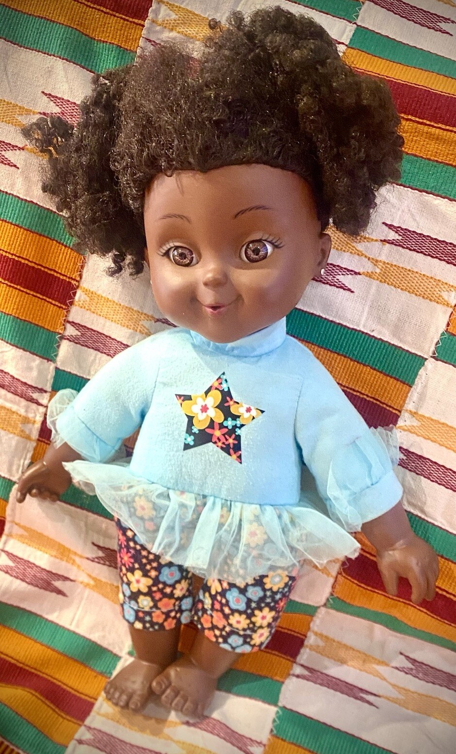 “Positively Perfect” 2 DOLLs:: DIVAH ABRIELLE 18″ AND AALIYAH 14″ EUC