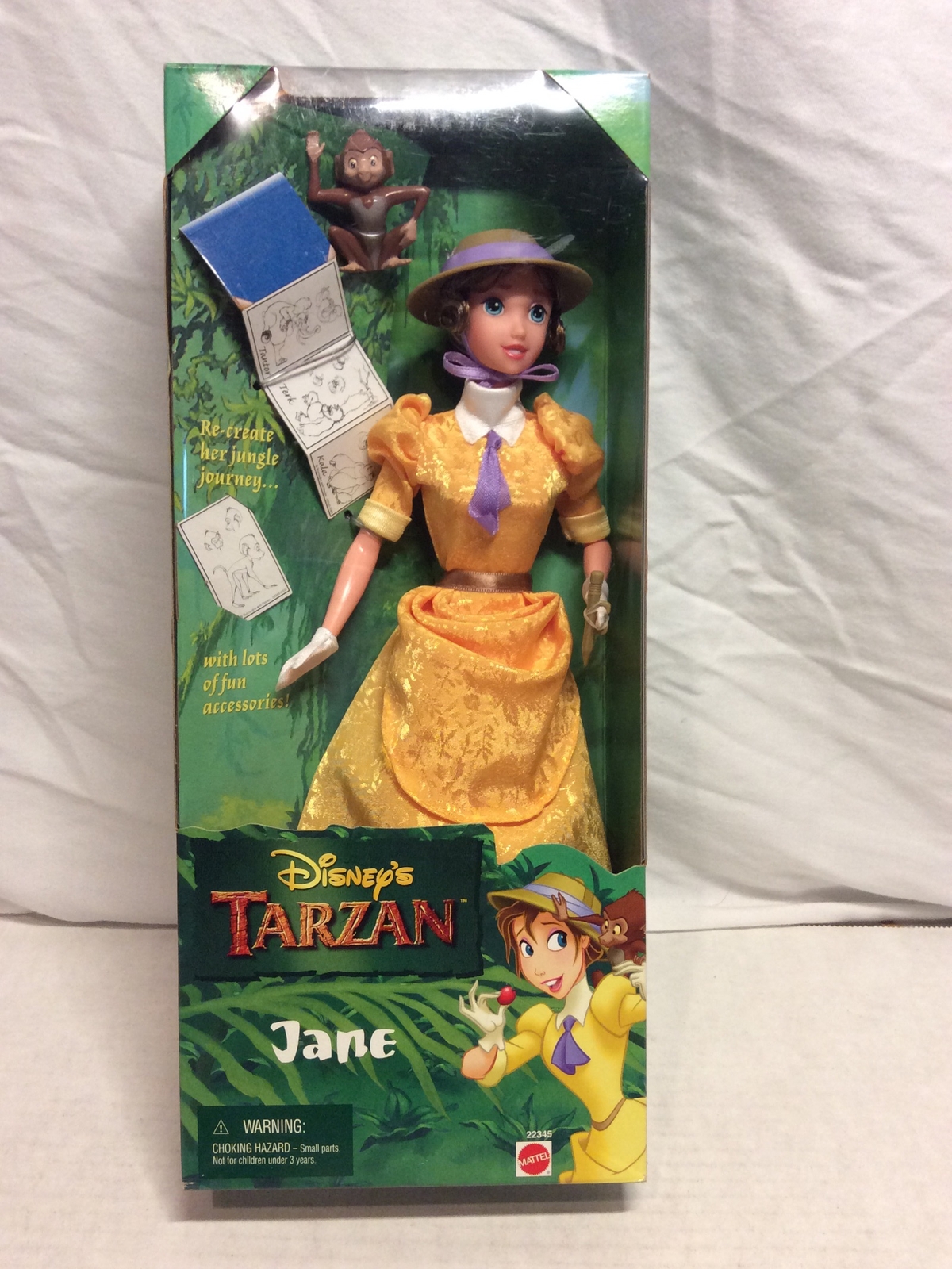1999 DISNEY’S TARZAN JANE DOLL – 22345 – ORIGINAL BOX UNOPENED