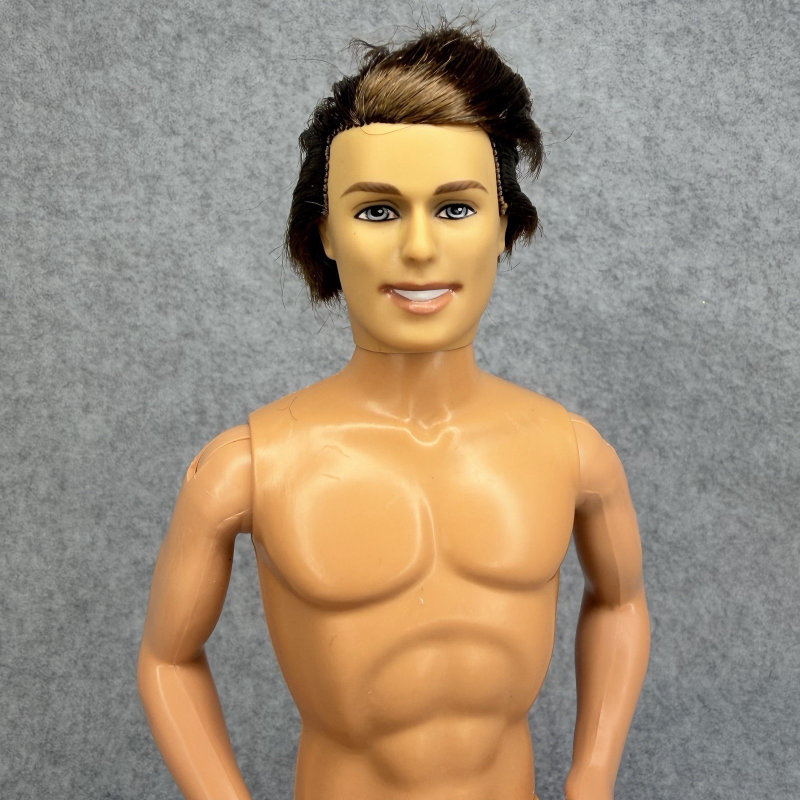 Mattel #29807 Barbie Ken Rose Prince Doll Nude Rooted Brown Hair 2000 Vintage