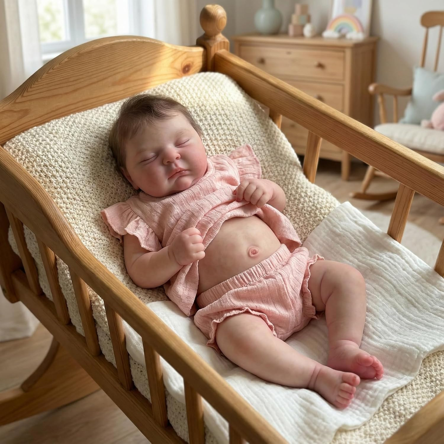 20 Inch Reborn Baby Dolls Silicone Full Body, Silicone Vinyl Baby Dolls Full Bod