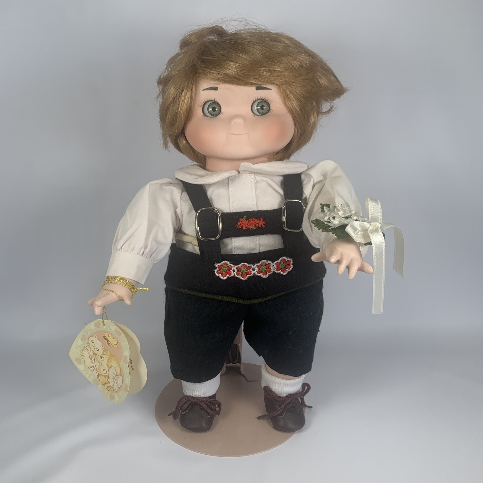 Goebel Dolly Dingle Dolls Hans Dumpling Bette Ball Ltd Ed Music Box Porcelain