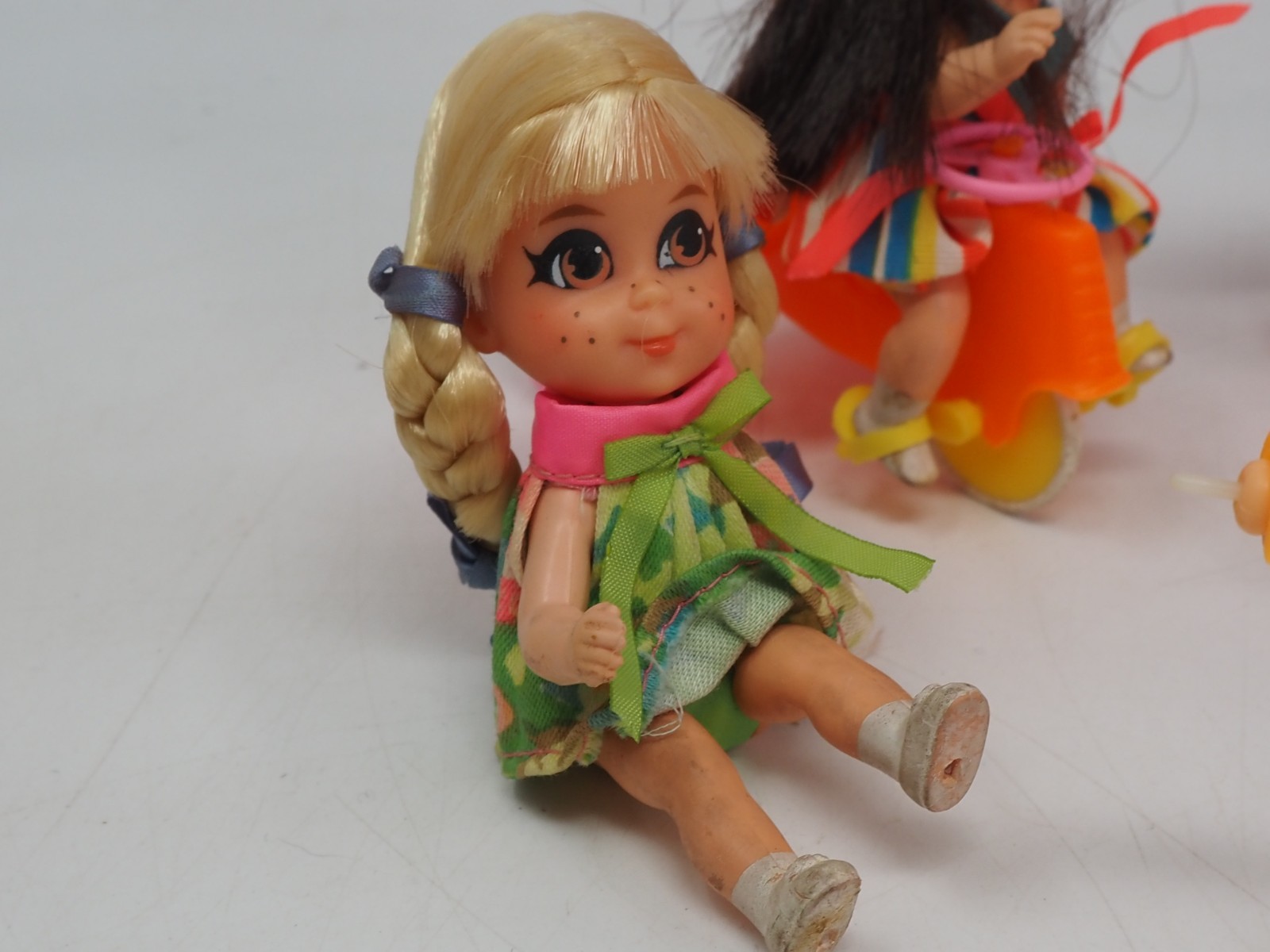 Mattel Liddle Kiddles Skediddle Lot Lickety Spliddle Shirley Tessie 1960s