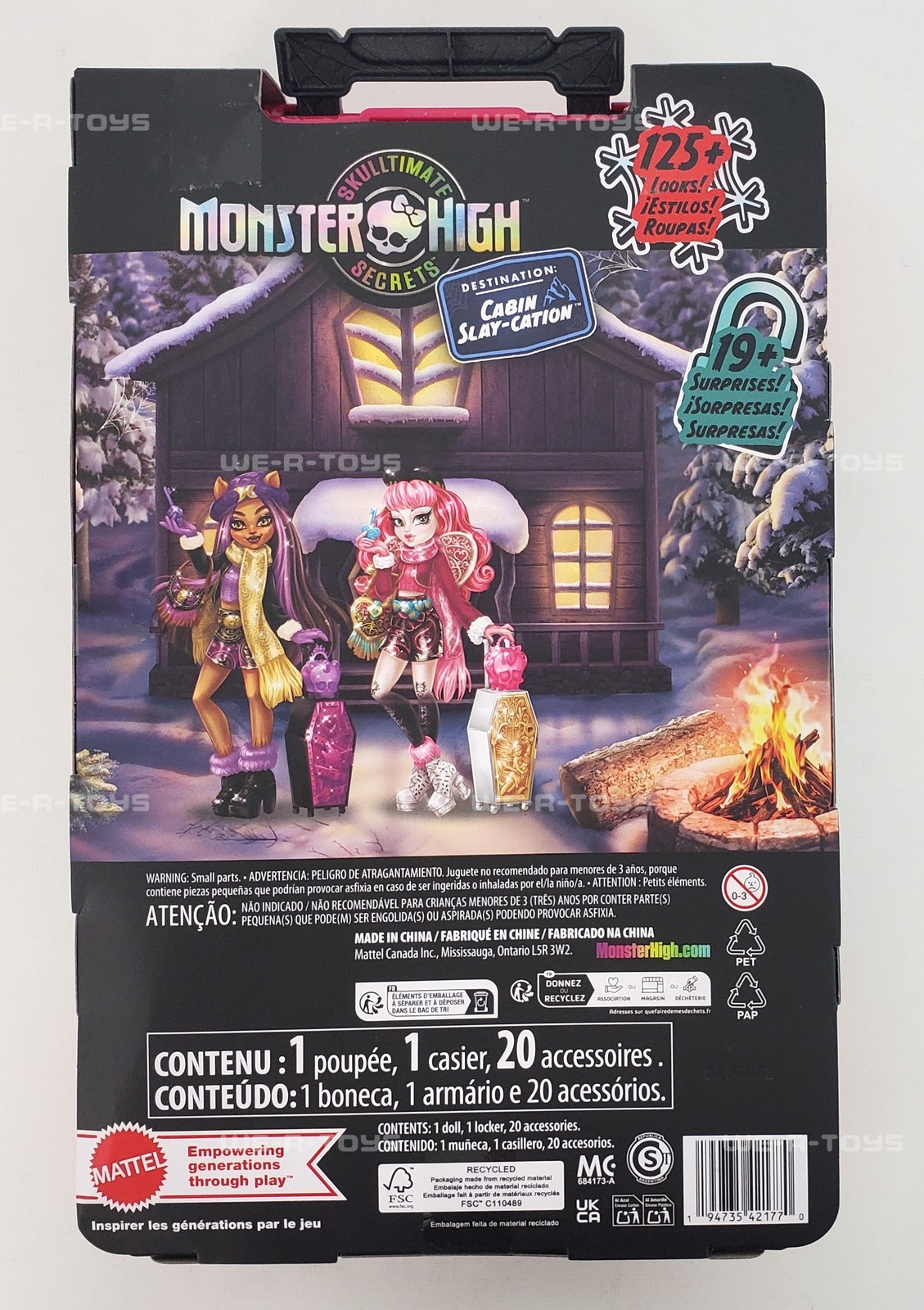 Monster High Skulltimate Secrets Cabin Slay-Cation Cupid Asteria (In Stock Now)
