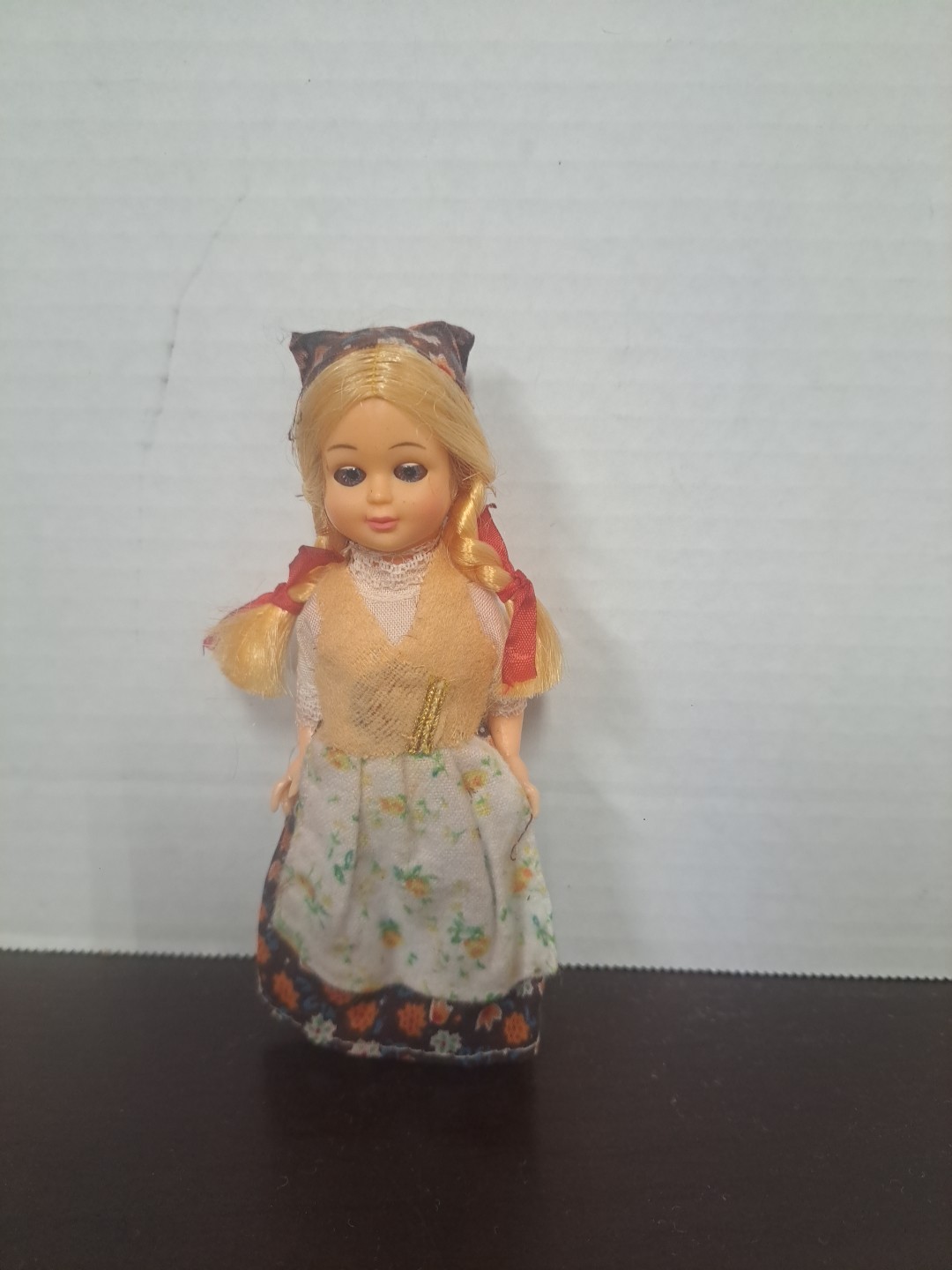 Vintage Polish/Dutch Doll 5.5 Inches With Sleeping Eyes